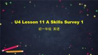 2020-2021学年Lesson 11 A Skills Survey图片课件ppt