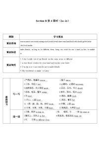 初中英语人教新目标 (Go for it) 版八年级上册Section B第4课时导学案