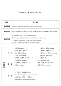 英语Section B第4课时学案