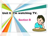 人教版七年级英语下册课件Unit6  I’m watching TV. B（10张PPT）