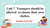 初中英语人教新目标 (Go for it) 版九年级全册Section A优质ppt课件