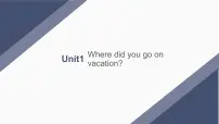 初中英语人教新目标 (Go for it) 版八年级上册Section B课文内容课件ppt