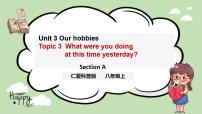 八年级上册Topic 3 What were you doing at this time yesterday?试讲课ppt课件