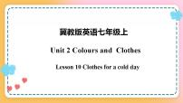 初中英语冀教版七年级上册Lesson 10  Clothes for a Cold Day试讲课课件ppt