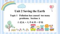 仁爱科普版九年级上册Topic 1  Pollution has causes too many problems.教案配套课件ppt