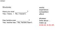 初中外研版 (新标准)Unit 1  I ' ve also entered lots of speaking competitions.图文ppt课件