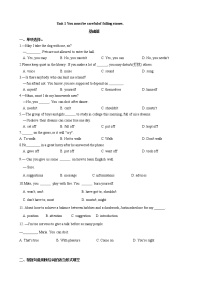 初中英语外研版 (新标准)九年级下册Unit 1 You must be careful of falling stones.优秀教案