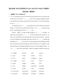 湖北省荆门市沙洋县国道片区2022-2023学年八年级上学期期中英语试卷(含答案)