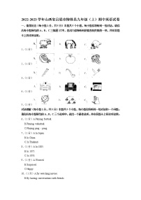 山西省吕梁市柳林县2022-2023学年九年级（上学期）期中英语试卷（含答案）