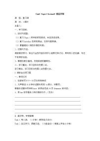 仁爱科普版七年级上册Topic 1 I have a small nose学案设计