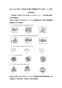 广东省佛山市狮山镇桃园中学2022-2023学年九年级上学期期中英语试卷(含答案)