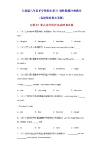 专题12 重点语法现在完成时100题（名校最新期末真题）-2021-2022学年八年级英语下学期期末复习查缺补漏冲刺满分（人教版）