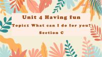 英语七年级上册Unit 4 Having funTopic 1 What can I do for you?课前预习ppt课件