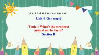 仁爱科普版八年级上册Topic 1 What's the strongest animal on the farm?教课课件ppt