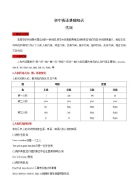 2022-2023初中英语基础知识大全-代词