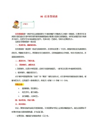 【期末满分冲刺】人教版英语九年级上学期-题型专练06：任务型阅读分类练（期末真题精选）