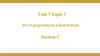 仁爱科普版八年级下册Topic  1  We’re preparing for a food festival.图文课件ppt