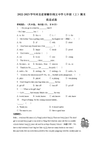 河北省邯郸市锦玉中学2022-2023学年七年级上学期期末英语试卷(含答案)