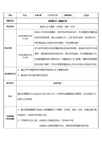 9年级人教版全一册  宾语从句   教案