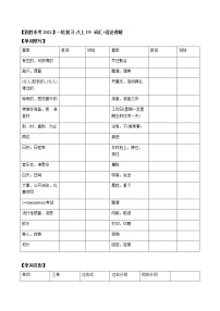 初中英语中考复习 【致胜中考2021】八年级上册Unit 9 （词汇+语法讲解）2021届人教版英语中考一轮复习