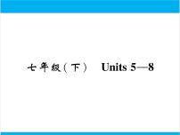 初中英语中考复习 【中考英语】人教版七年级下册 Units 5-8 复习课件