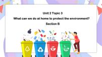 英语仁爱科普版Topic 3 What  can we do to protect the environment?获奖ppt课件