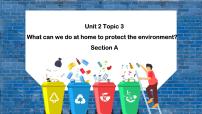 初中英语仁爱科普版九年级上册Topic 3 What  can we do to protect the environment?优秀课件ppt