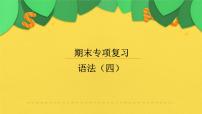 九年级英语（人教新目标）全一册  语法（四）期末专项  复习课件