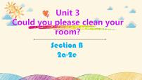 初中英语Unit 3 Could you please clean your room?Section B教课内容ppt课件