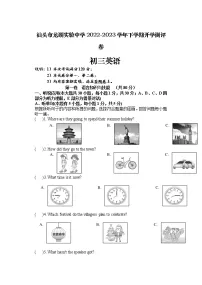 广东省汕头市龙湖实验中学2022-2023学年九年级下学期开学考试英语试题