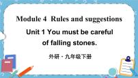 英语外研版 (新标准)Unit 1 You must be careful of falling stones.公开课课件ppt