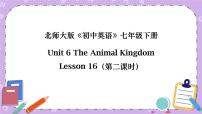 初中英语北师大版七年级下册Unit 6 The Animal KingdomLesson 16 My Favourite Animal评优课ppt课件