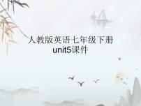 Unit 5 复习课件- 2022-2023学年人教版英语七年级下册