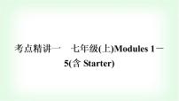 外研版中考英语复习考点精讲一七年级(上)Modules 1－5(含Starter)教学课件