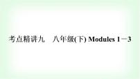 外研版中考英语复习考点精讲九八年级(下)Modules 1－3教学课件