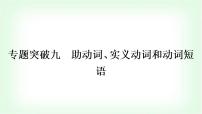 外研版中考英语复习专题突破九助动词、实义动词和动词短语教学课件