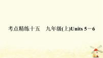 译林版中考英语复习考点精练十五九年级(上)Units5－6作业课件