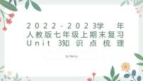 期末复习 Unit 3知识梳理课件-2022-2023学年人教版英语九年级全册