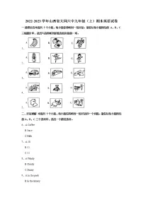 山西省大同市第六中学校2022-2023学年九年级上学期期末英语试卷(含答案)