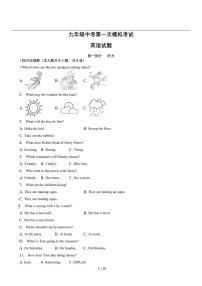 （含解析）人教版中考英语精品模拟试题⑩