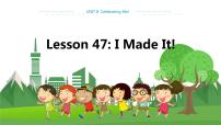 冀教版八年级上册Lesson 47 I Made It !教学课件ppt