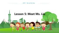 英语八年级上册Lesson 5 Meet Ms. Liu教学课件ppt