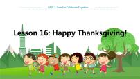 冀教版八年级上册Lesson 16 Happy Thanksgiving!教学ppt课件