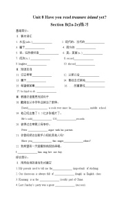 初中英语人教新目标 (Go for it) 版八年级下册Section B测试题