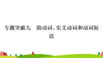 中考英语复习专题突破九助动词、实义动词和动词短语教学课件