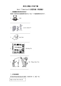 初中英语人教新目标 (Go for it) 版八年级下册Section B精品课时练习