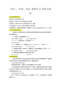 重难点16 现在完成时-2023年中考英语【热点·重点·难点】专练（全国通用）
