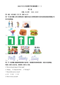 精品解析：2023年湖南省岳阳市平江县中考一模英语试题