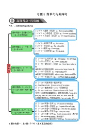 中考英语二轮复习英语语法专项突破+题型特训专题09 简单句和并列句(含答案)