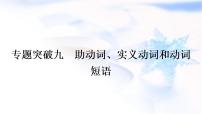 中考英语复习专题突破九助动词、实义动词和动词短语教学课件